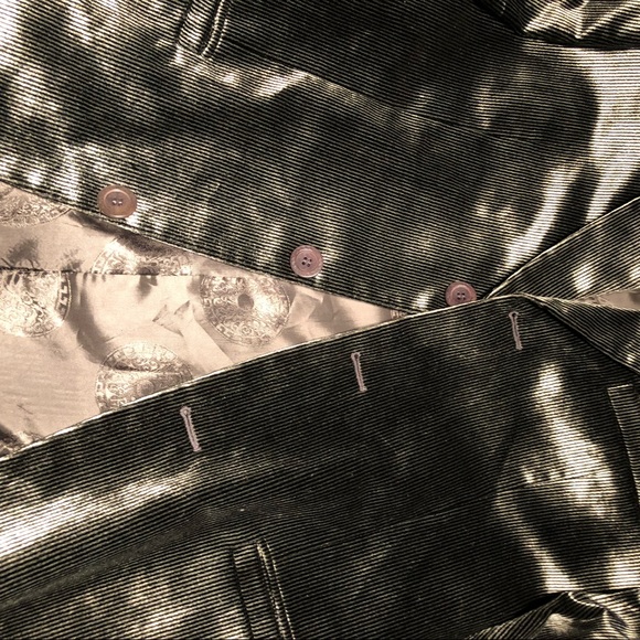 Gianni Versace V2 Velvet Blazer in Silver Rare and Hard to Find 💗 - Picture 5 of 16